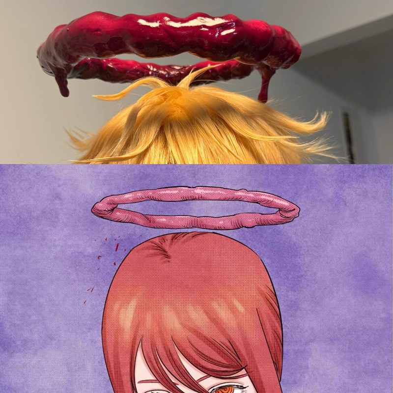 Anime Cosplay Makima - Anime Makima Cosplay tronçonneuse Cos rouge