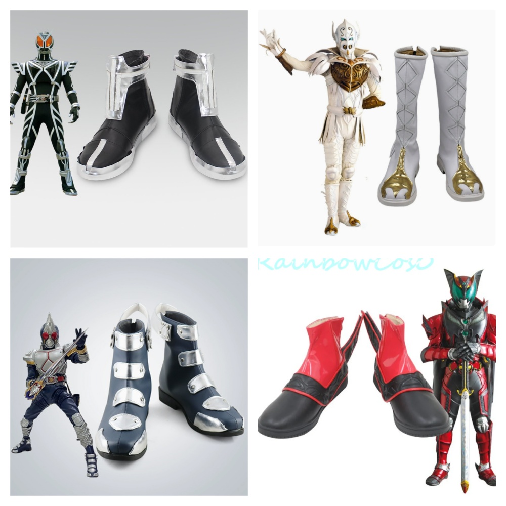 Anime Cosplay Kamen Rider - Chaussures de cosplay Kiva Faiz Delta