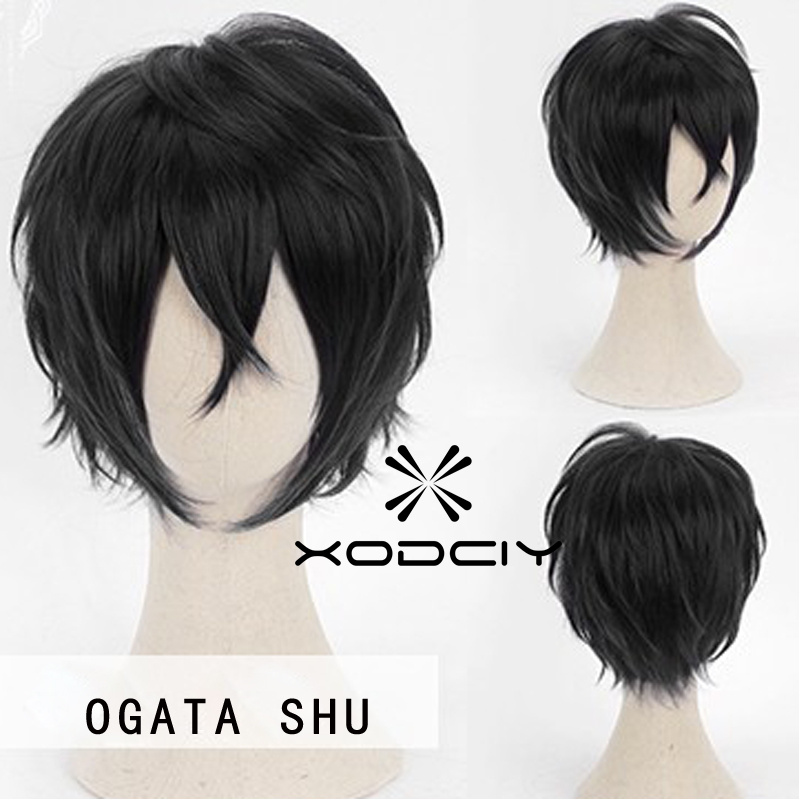 Anime Cosplay Kiss - Engage Kiss Ogata Shu perruques noir