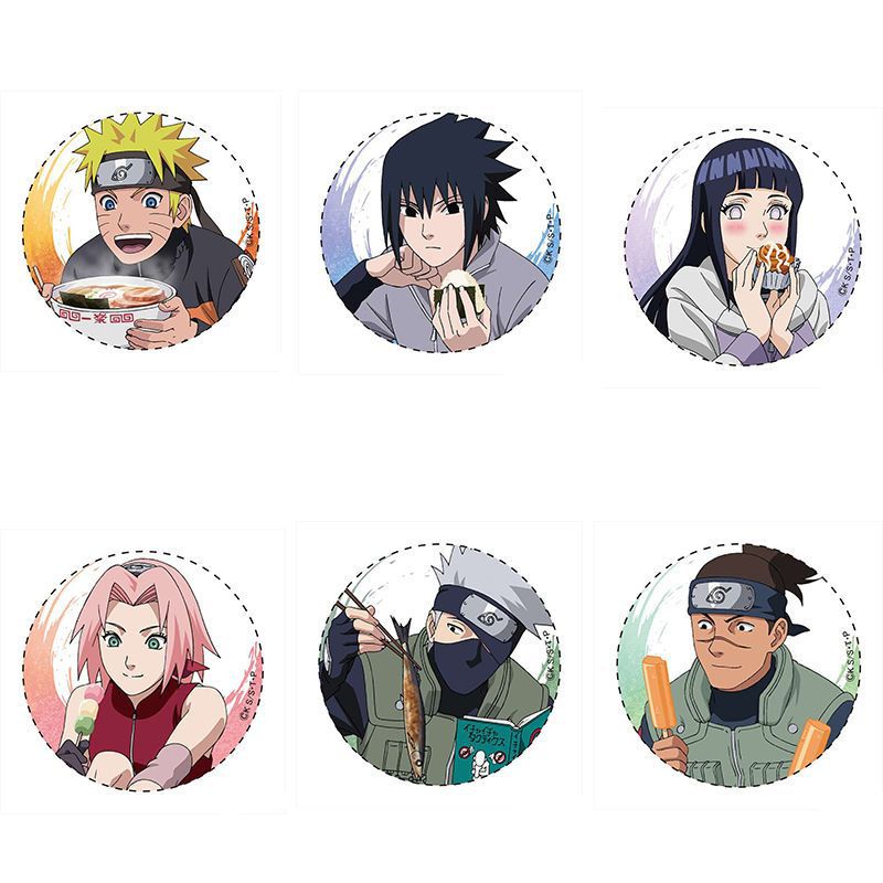 Anime Cosplay Naruto - Badge de dessin animé Naruto Uchiha