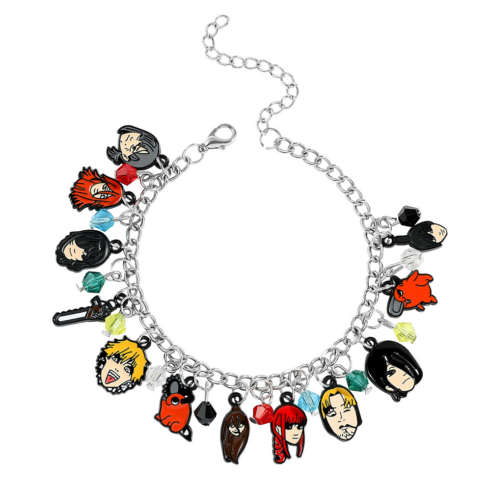 Anime Cosplay Makima - Bracelet à breloques Anime, bijoux de