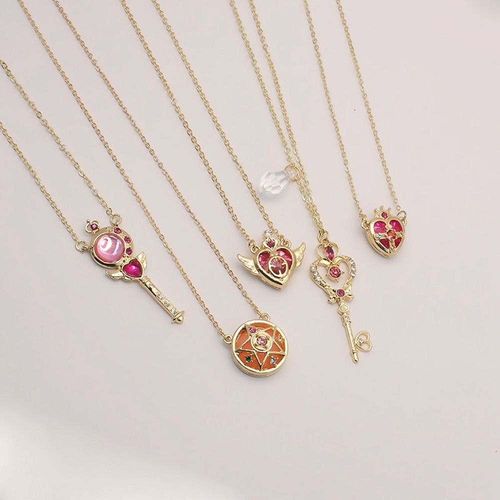 Sailor Moon Wand - Collier en cristal Anime pour Sailor