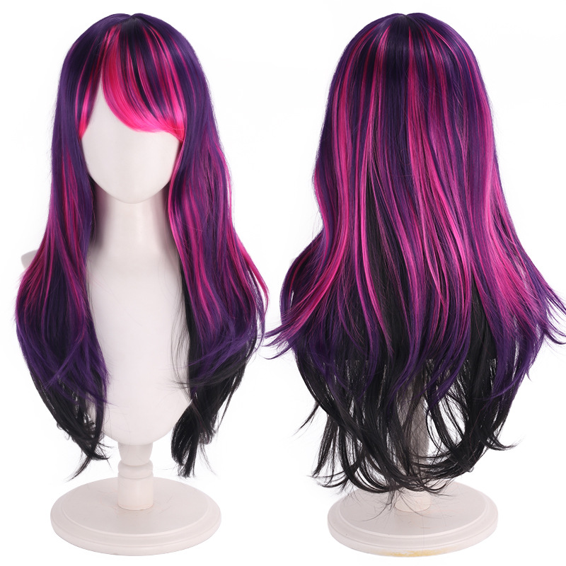 Anime Cosplay Recommendations - Perruque cosplay synthétique pour enfants, dégradé