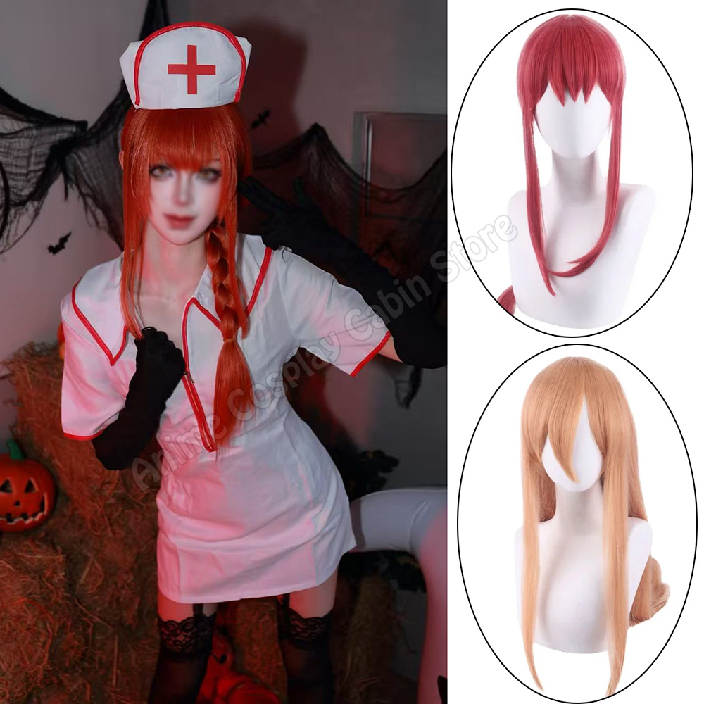 Anime Cosplay Makima - Costumes d'Halloween, Cosplay Infirmière Makima, Robe