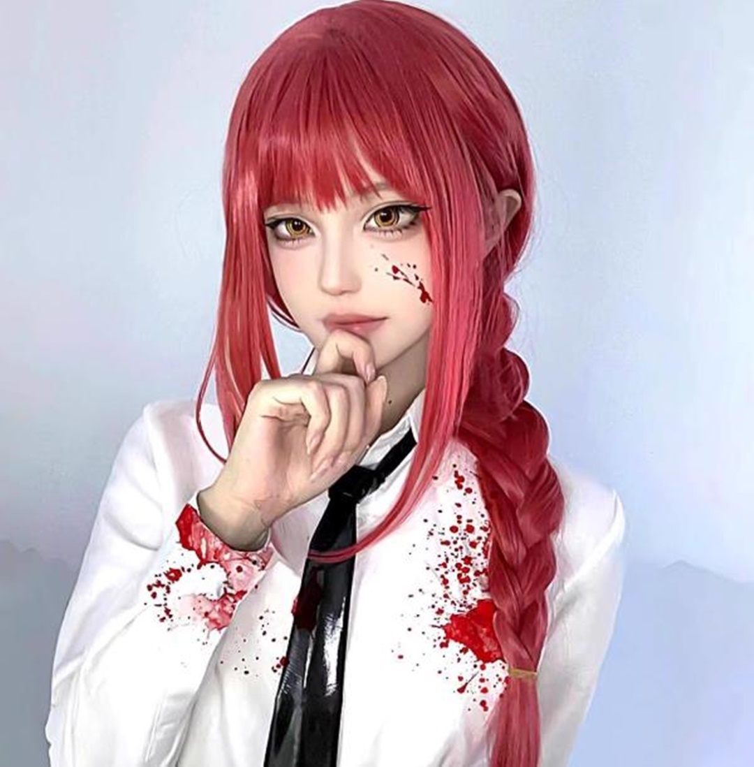Anime Cosplay Makima - Makima perruque Cosplay femmes Anime perruque