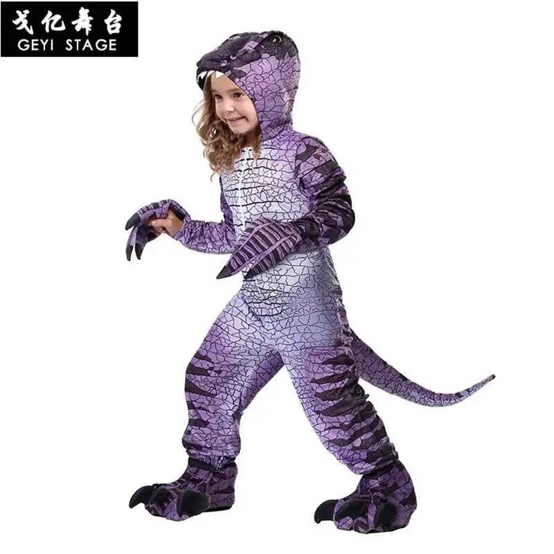 Anime Cosplay Kid - Nouveau costume de cosplay Raptor violet