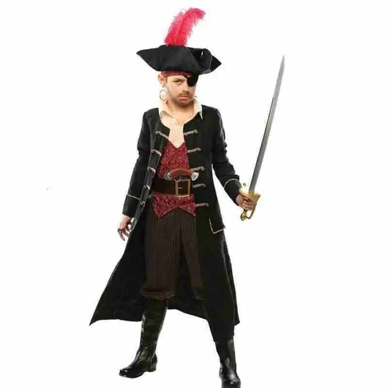 Anime Cosplay Kid - Costume de pirates d'Halloween pour garçons,