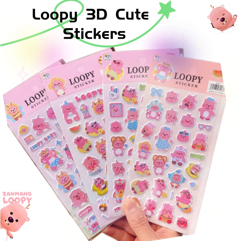 Anime Cosplay Roleplay - Nouveaux autocollants en mousse 3D Pororo