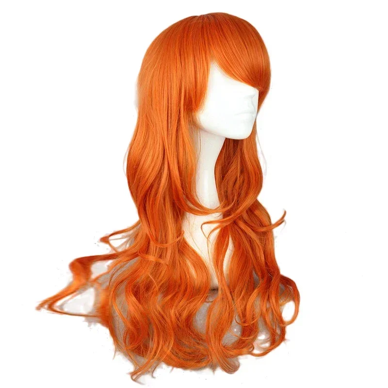 Anime Cosplay Orange Hair - Perruque de cosplay Nami Anime 2026,