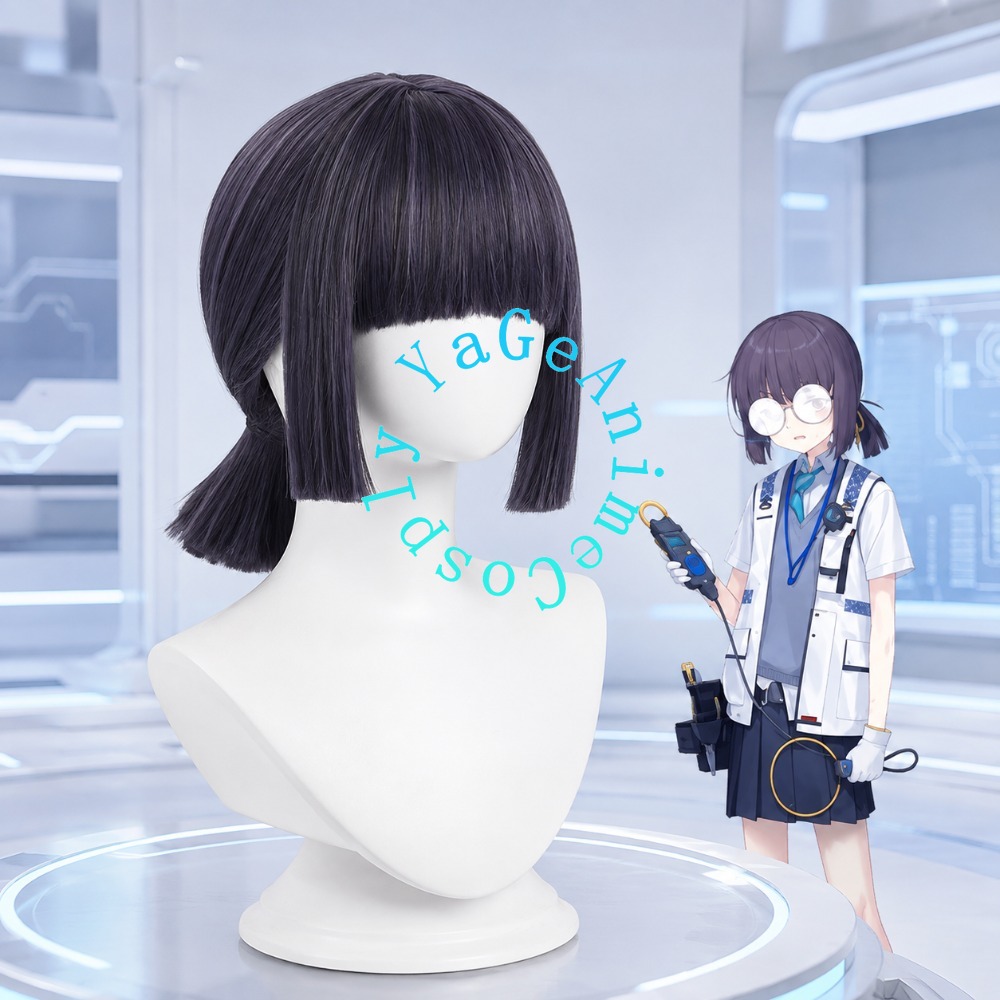 Anime Cosplay Realistic - Perruque de cosplay Mob, postiche réaliste