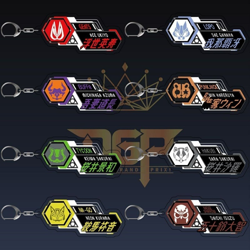 Porte-clés en acrylique avec l - Anime Cosplay Kamen Rider avis et prix
