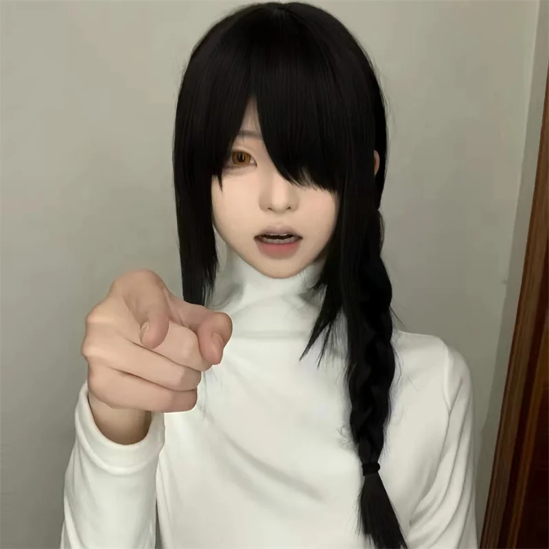 Perruque de Cosplay synthétiqu - Chainsaw Man Cosplay avis et prix