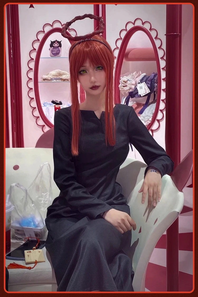 Anime Chainsaw Man Makima Cosp - Anime Cosplay Makima avis et prix