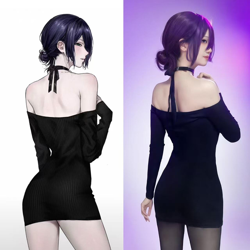 Anime tronçonneuse homme Reze  - Anime Cosplay Black Girl avis et prix