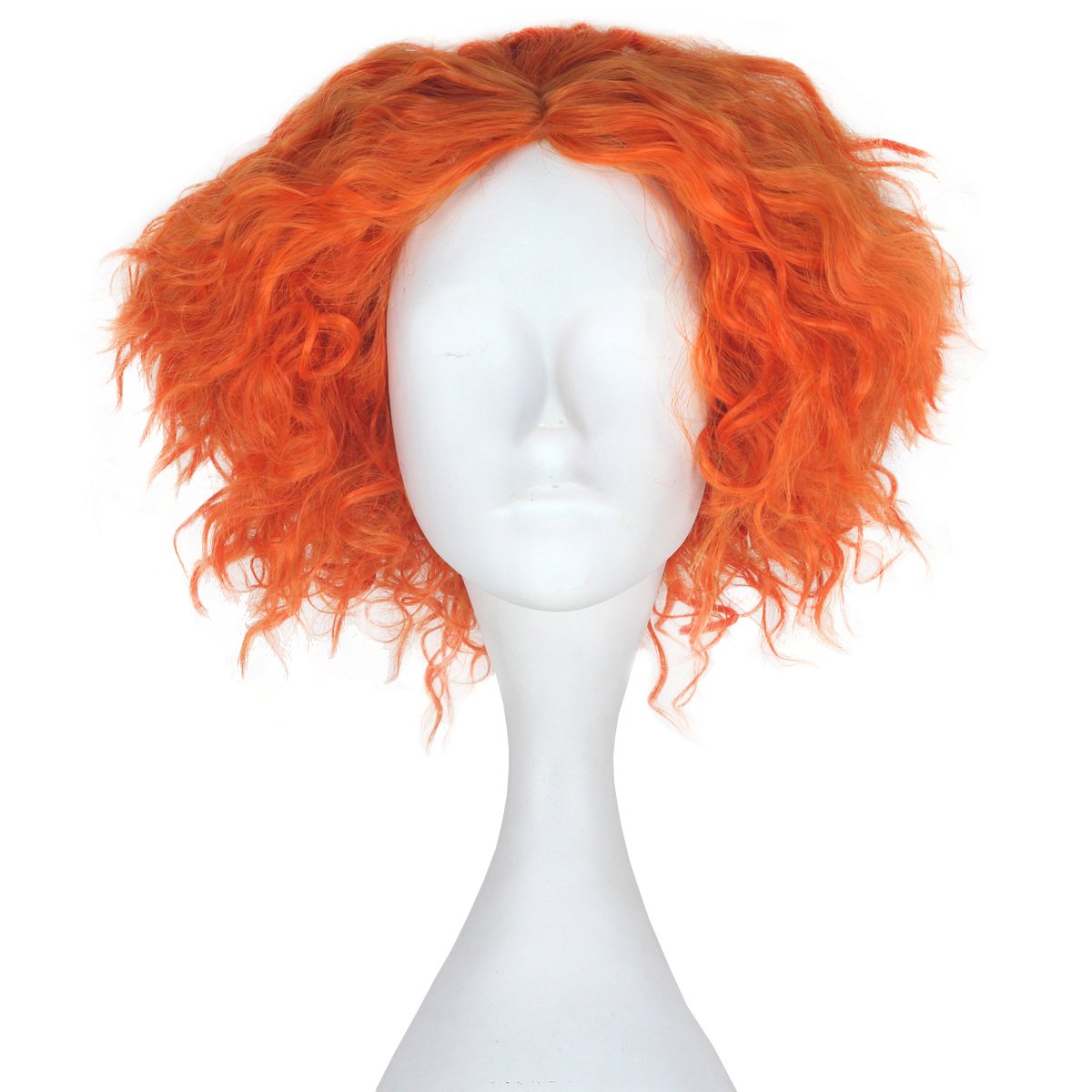 Perruques courtes bouclées ora - Anime Cosplay Orange Hair avis et prix