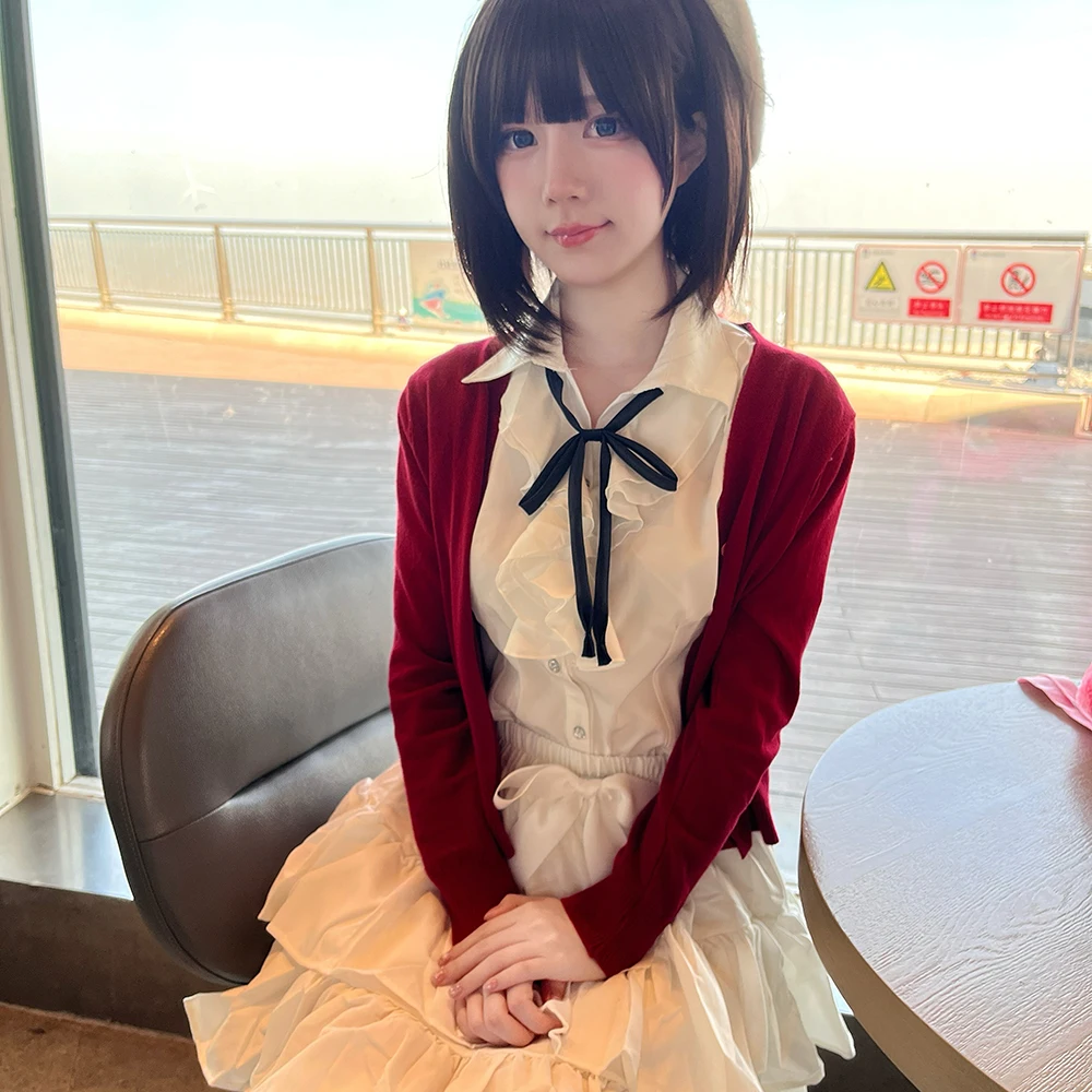 Ensemble manteau rouge pour fi - Anime Cosplay Girl avis et prix