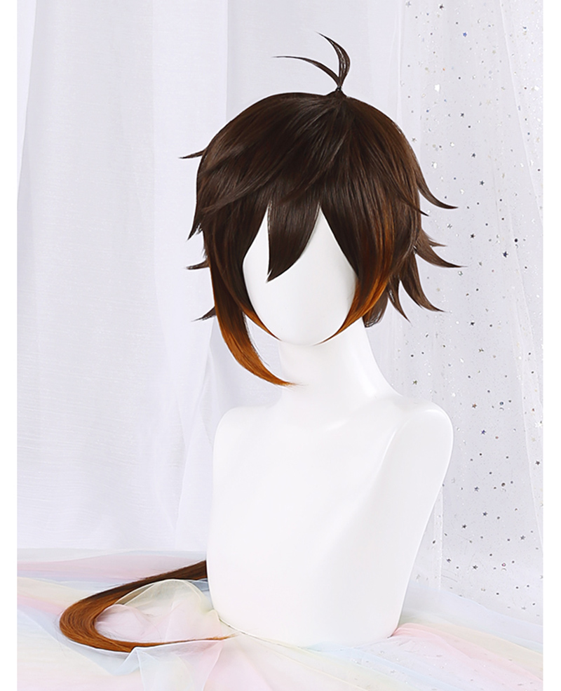 Jeu de haute qualité Genshin I - Anime Cosplay Orange Hair avis et prix