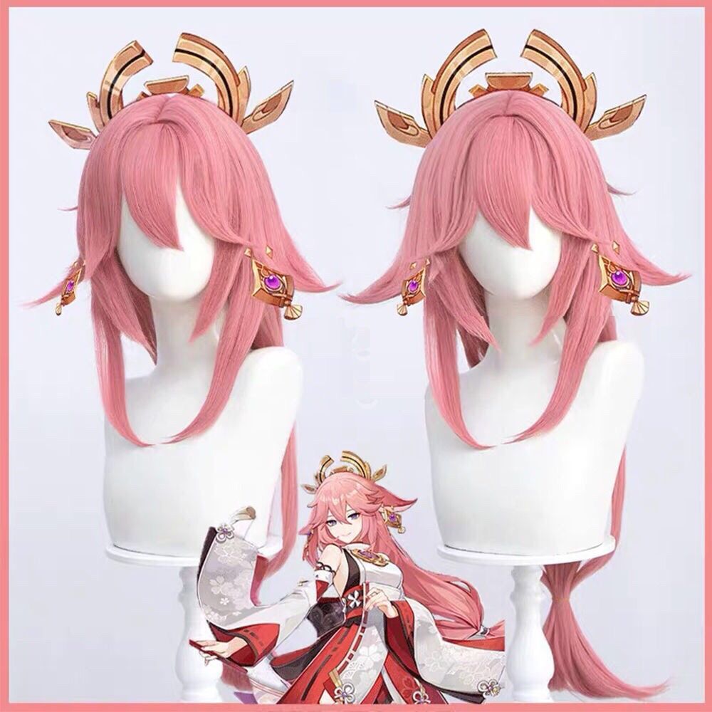 Perruque de cosplay Yae Miko G - Anime Cosplay Realistic avis et prix