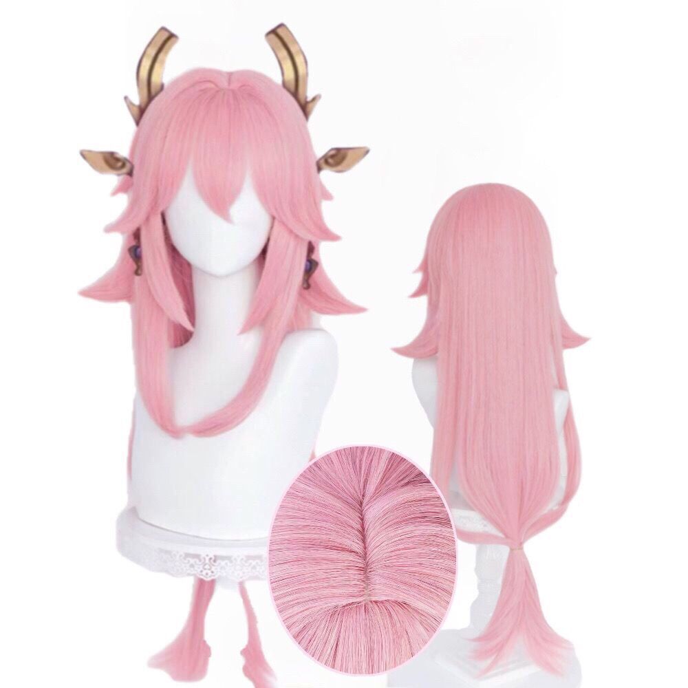 Perruque de cosplay Yae Miko G - Anime Cosplay Realistic avis et prix