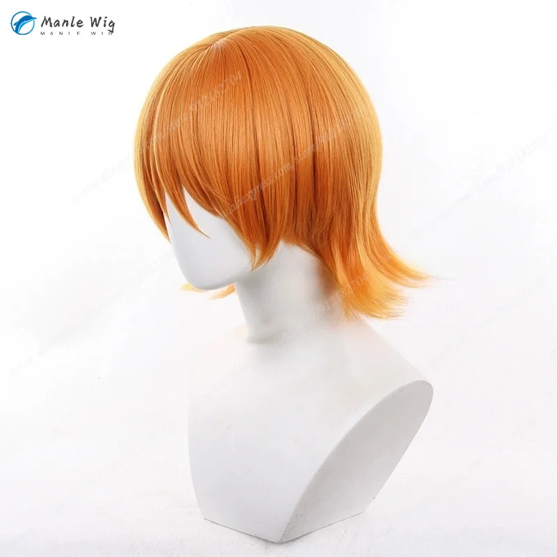 Perruques synthétiques courtes - Anime Cosplay Orange Hair avis et prix