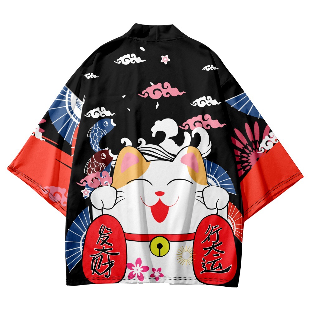 Yukata Cosplay chat imprimé Ca - Asian Cosplay Anime avis et prix