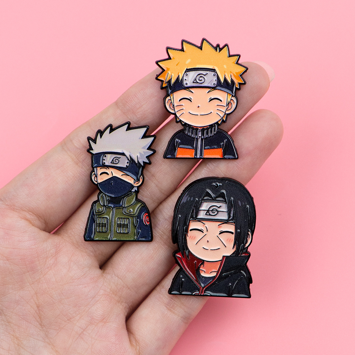 Promotion : Broche en émail Na - Anime Cosplay Naruto avis et prix