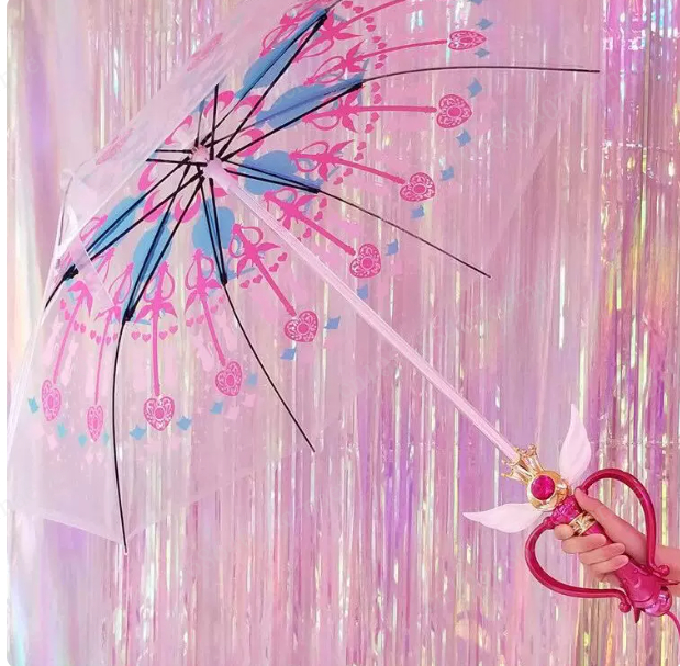 Parapluie transparent lumineux - Sailor Moon Wand avis et prix